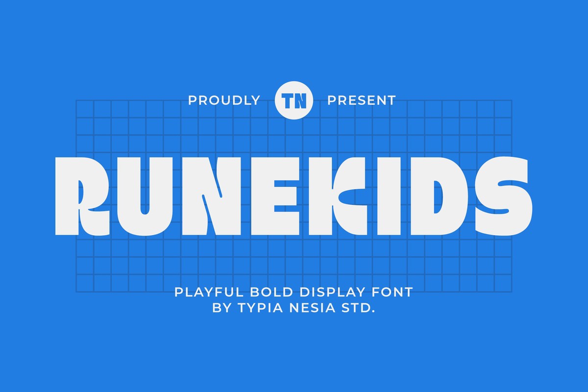 Пример шрифта Runekids