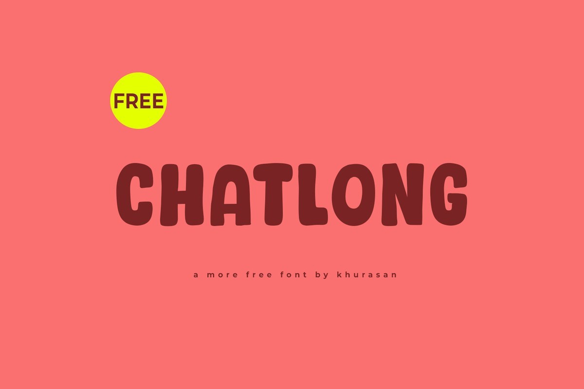 Пример шрифта Chatlong Regular