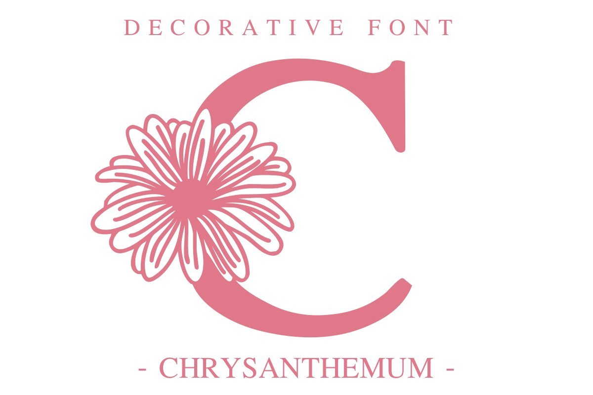 Пример шрифта Chrysanthemum Regular