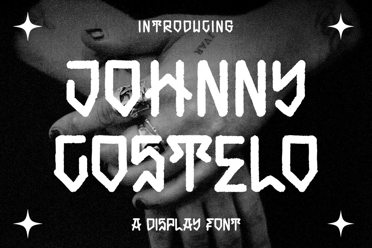 Пример шрифта Johnny Castelo Regular