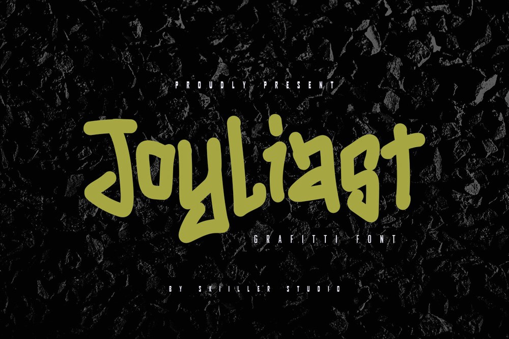 Пример шрифта Joyliast Regular