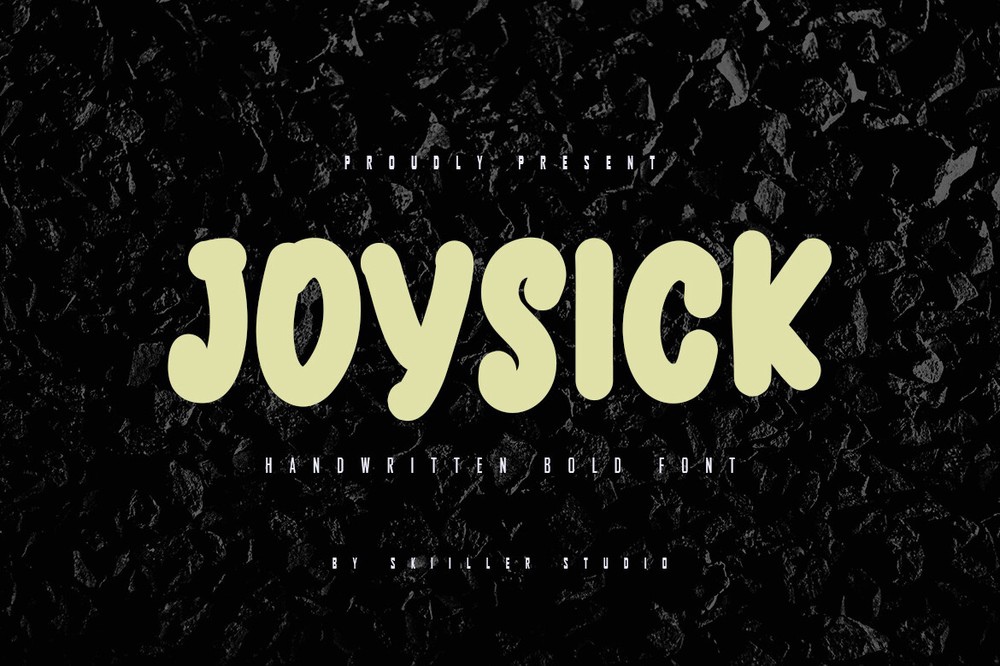 Пример шрифта Joysick Regular