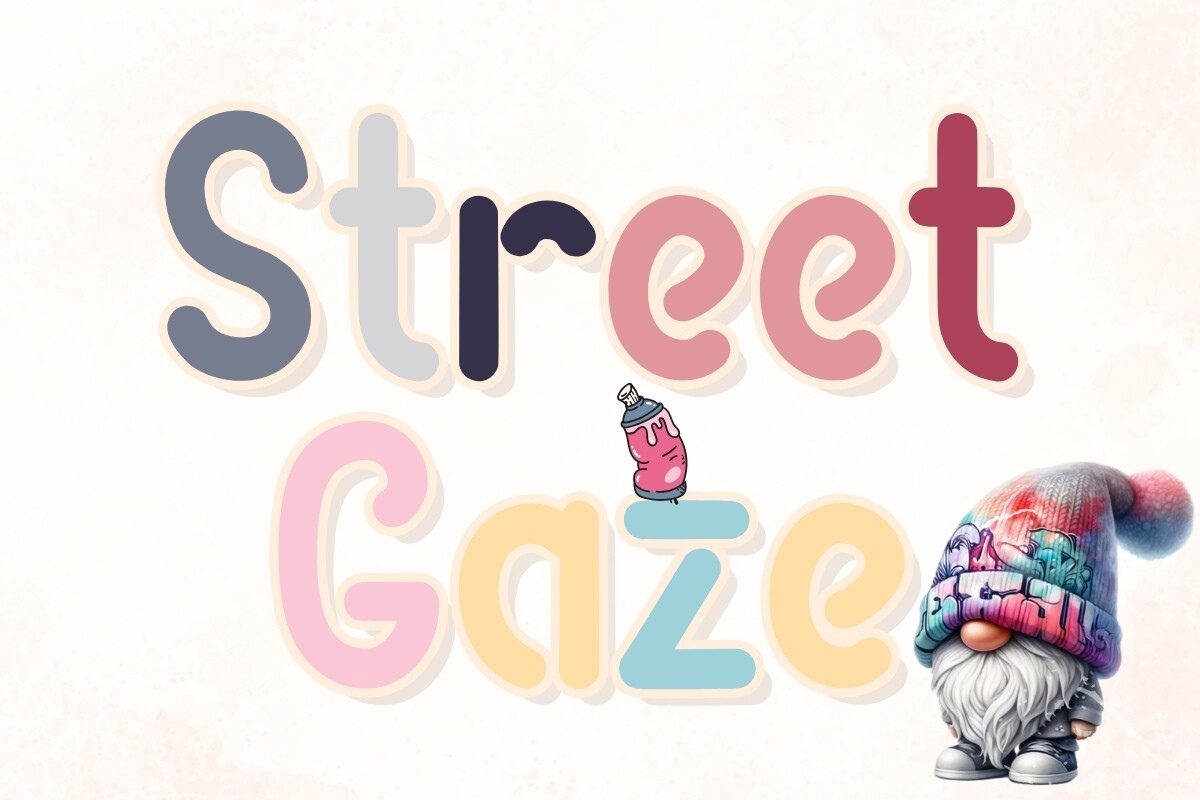 Пример шрифта Street Gaze Regular