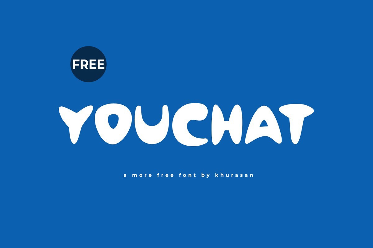 Пример шрифта Youchat