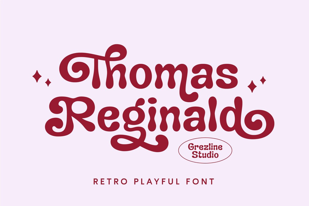 Пример шрифта Thomas Reginald Regular