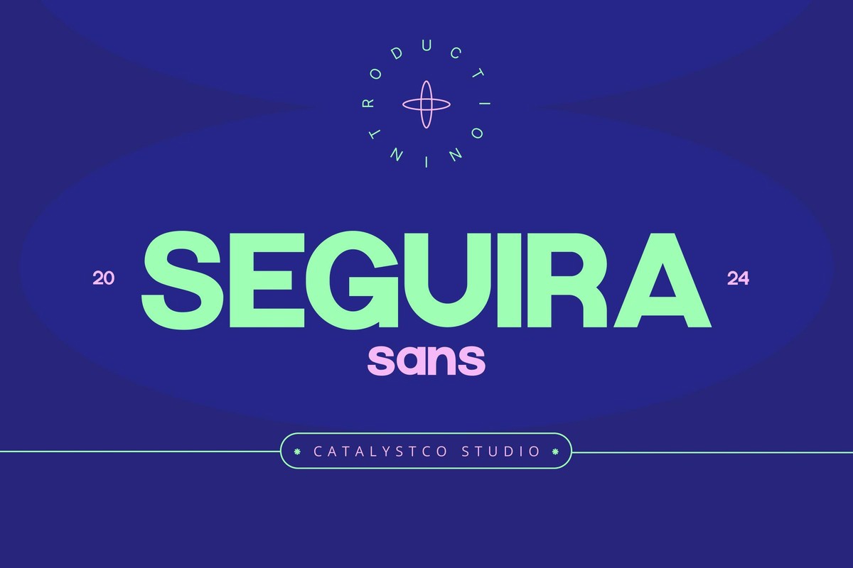 Пример шрифта Seguira Sans