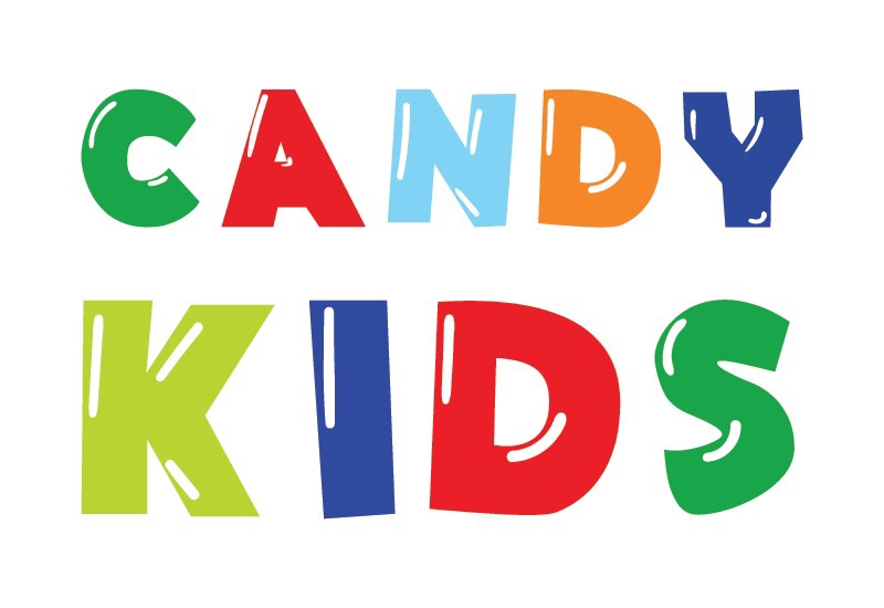 Пример шрифта Candy Kids