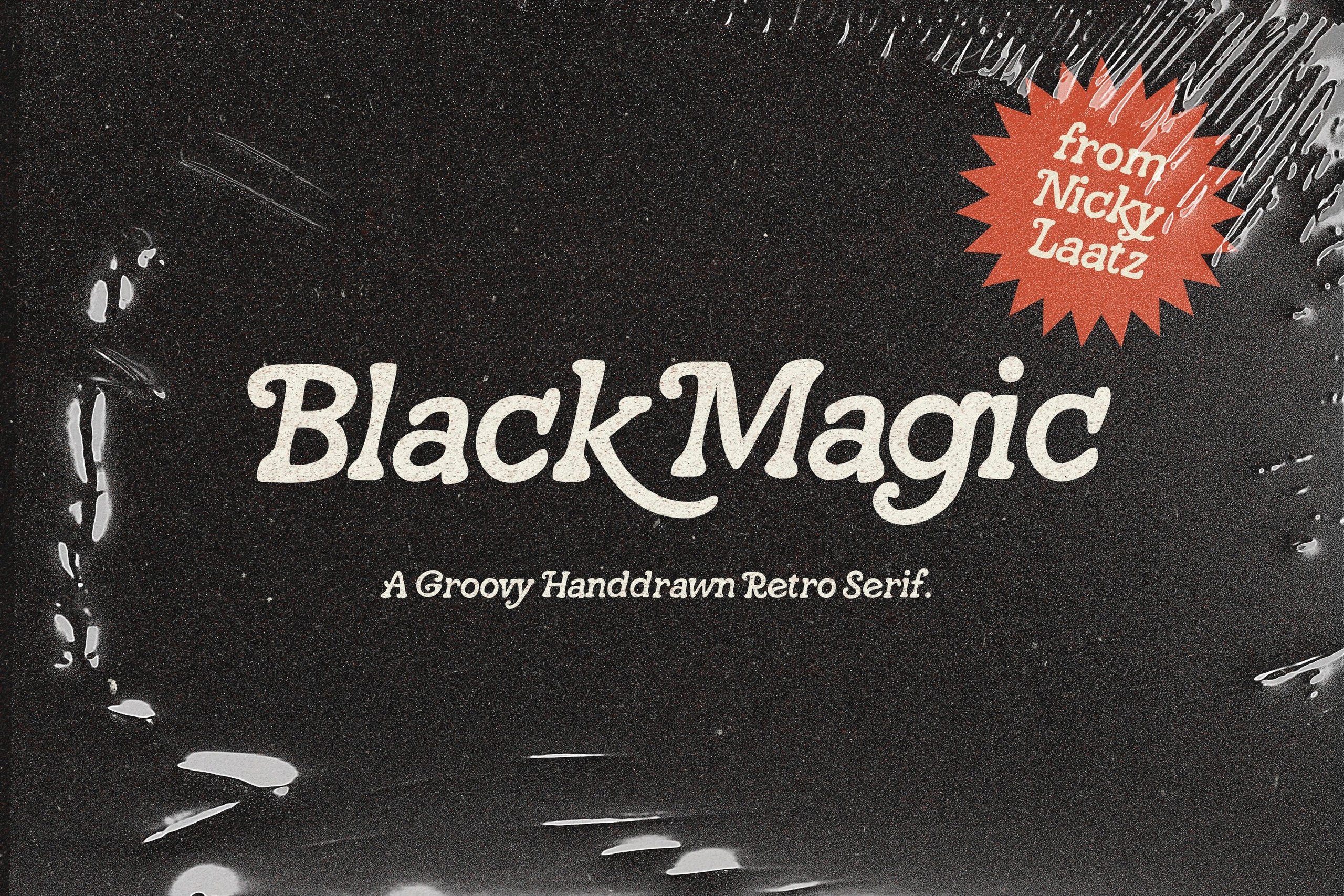 Пример шрифта Black Magic Regular