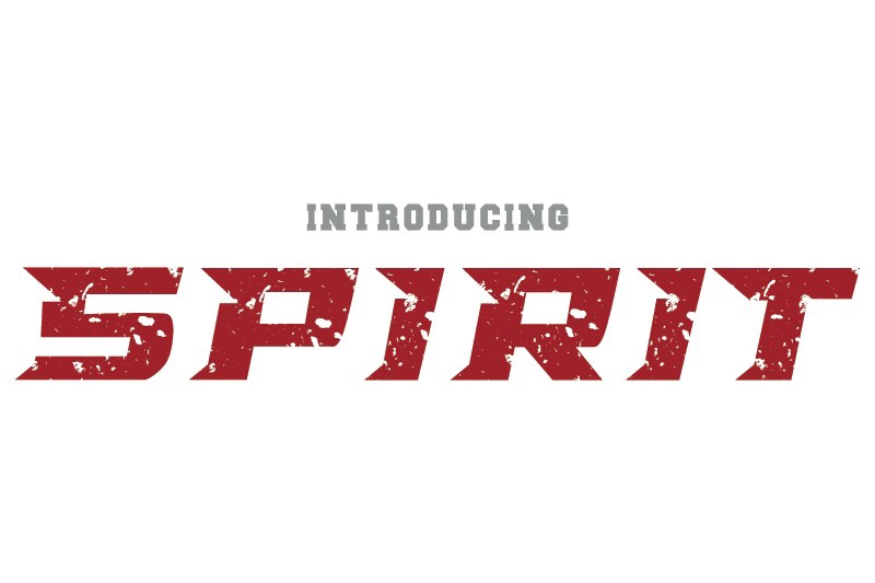 Пример шрифта Spirit Regular