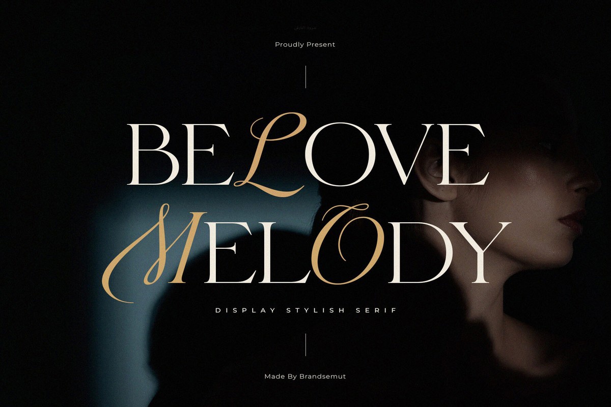 Пример шрифта Belove Melody