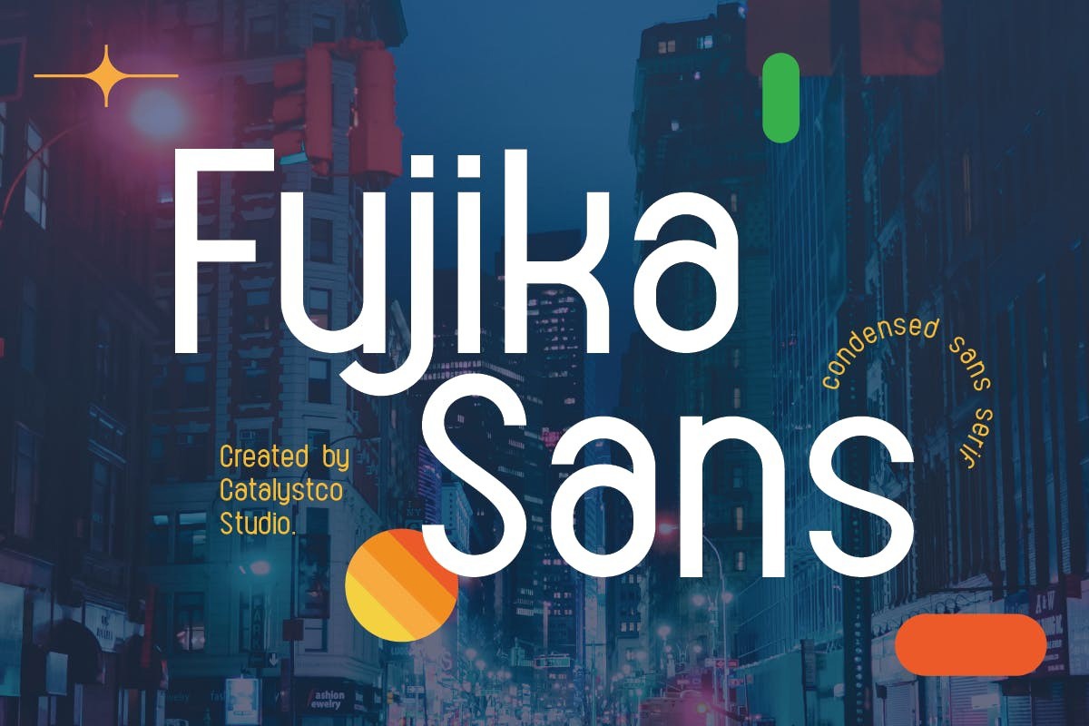 Пример шрифта Fujika Sans Regular