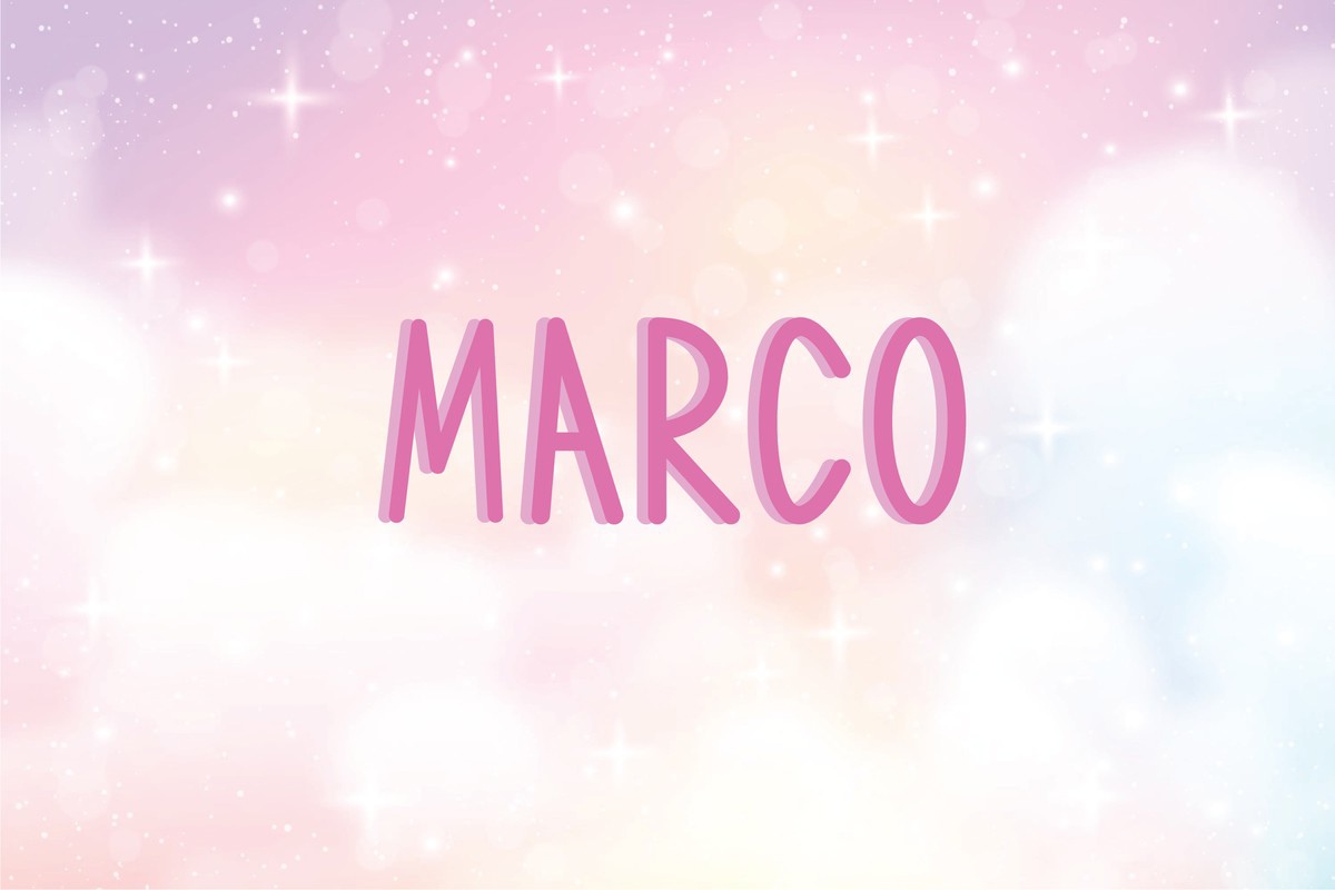 Пример шрифта Marco Regular