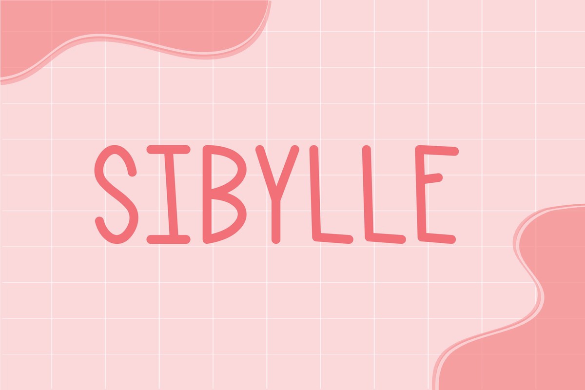 Пример шрифта Sibylle Regular