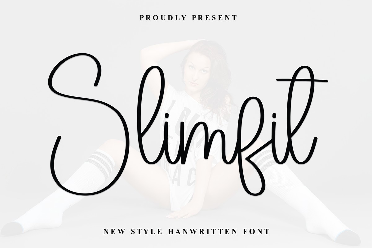 Пример шрифта Slimfit Regular