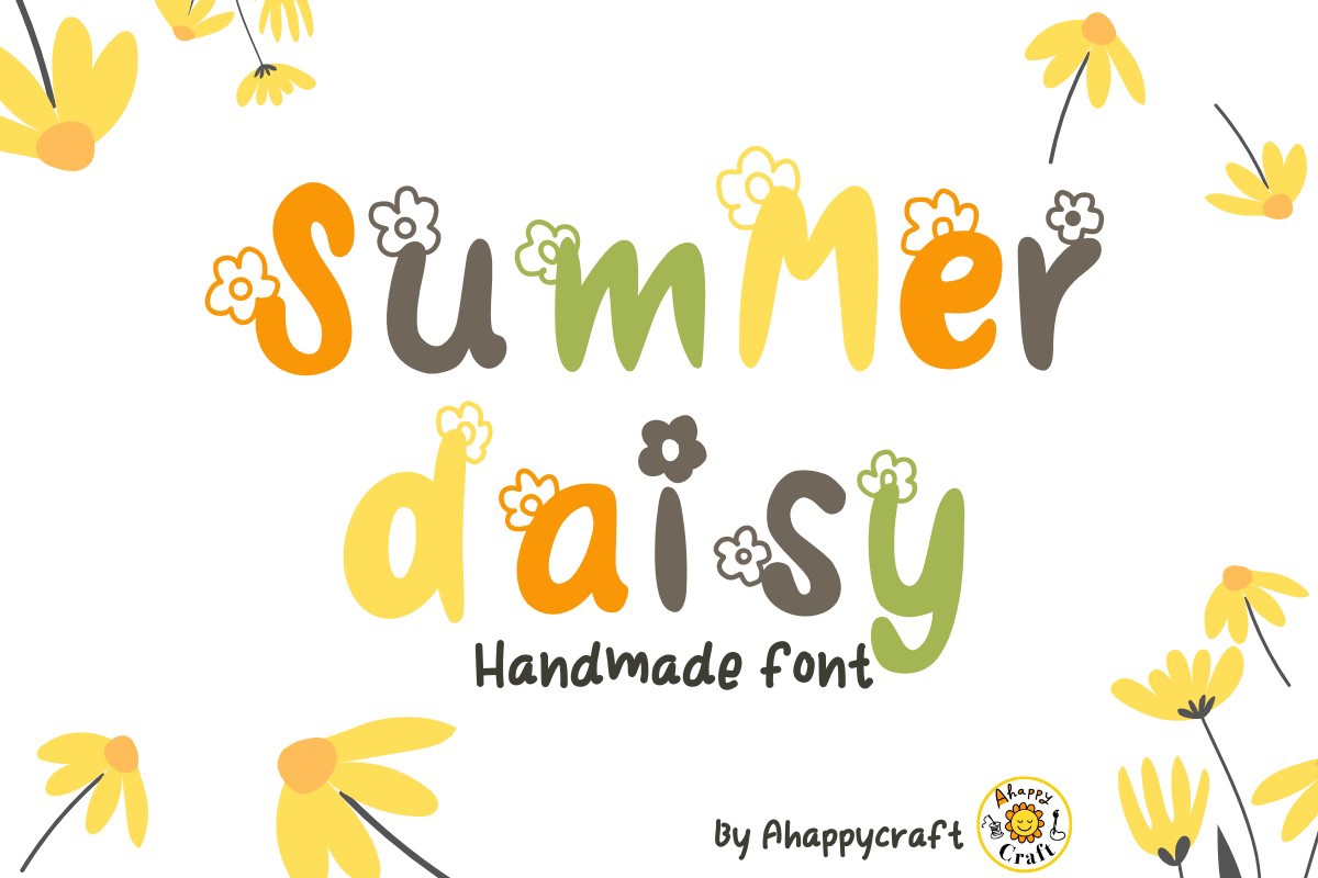 Пример шрифта Summer Daisy Regular