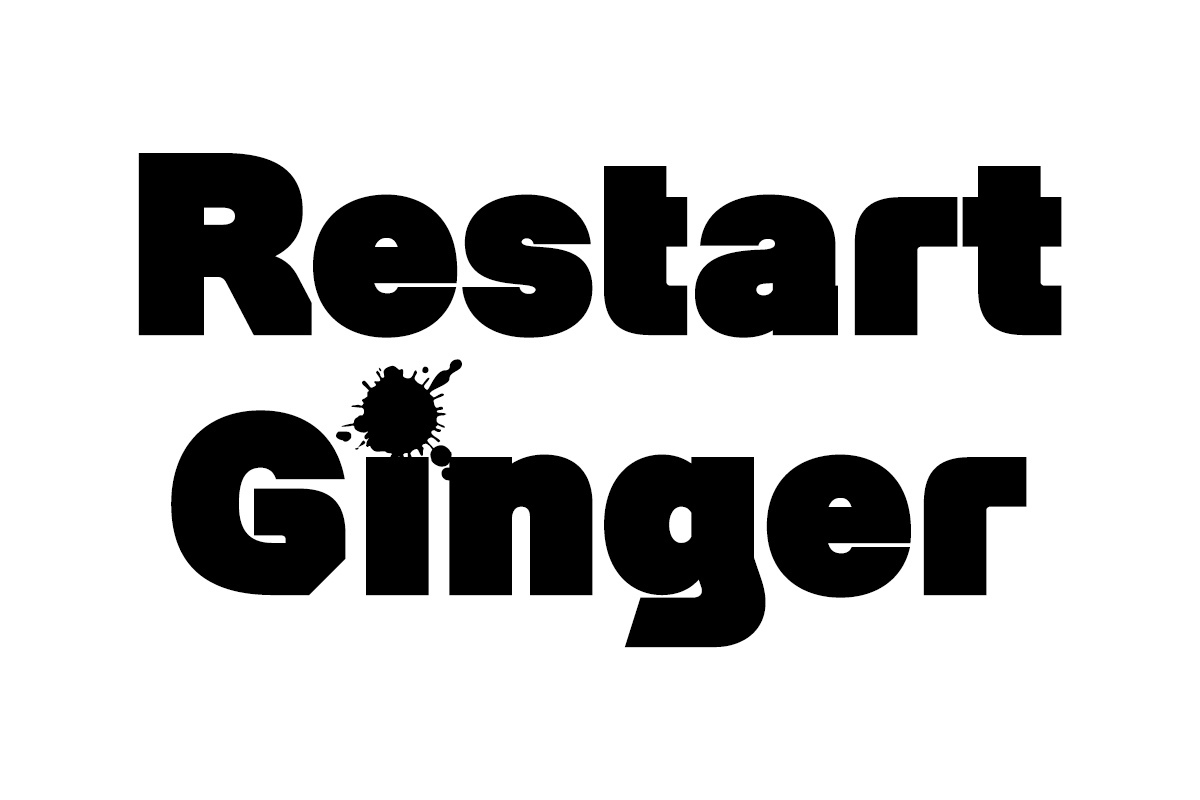 Пример шрифта Restart Ginger