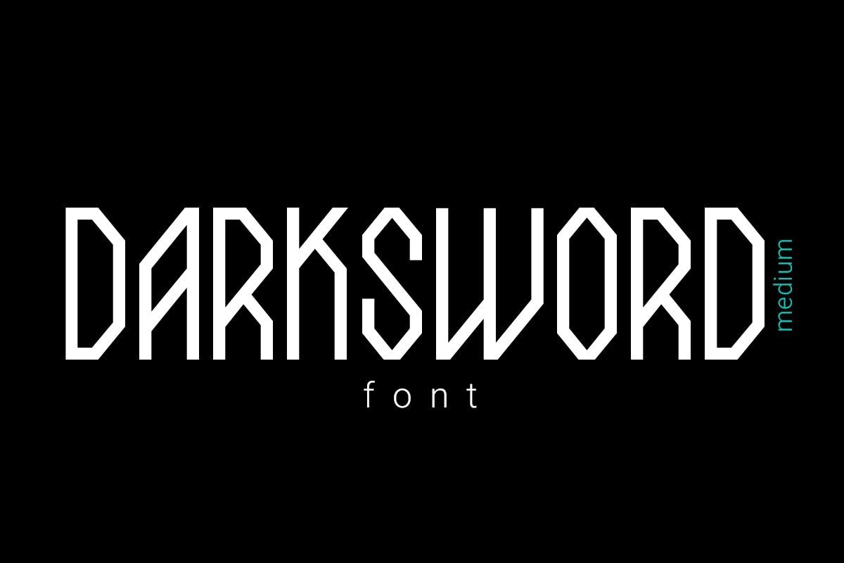 Пример шрифта DarkSword Medium Medium