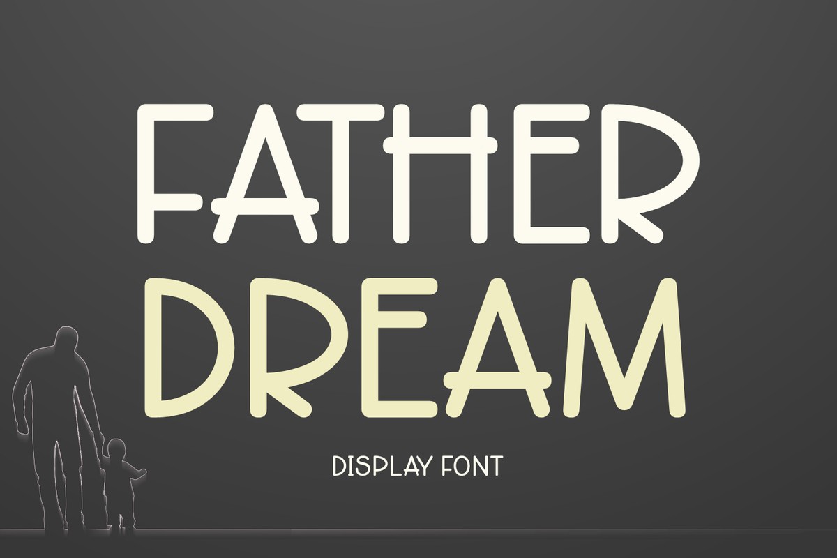 Пример шрифта Father Dream Regular