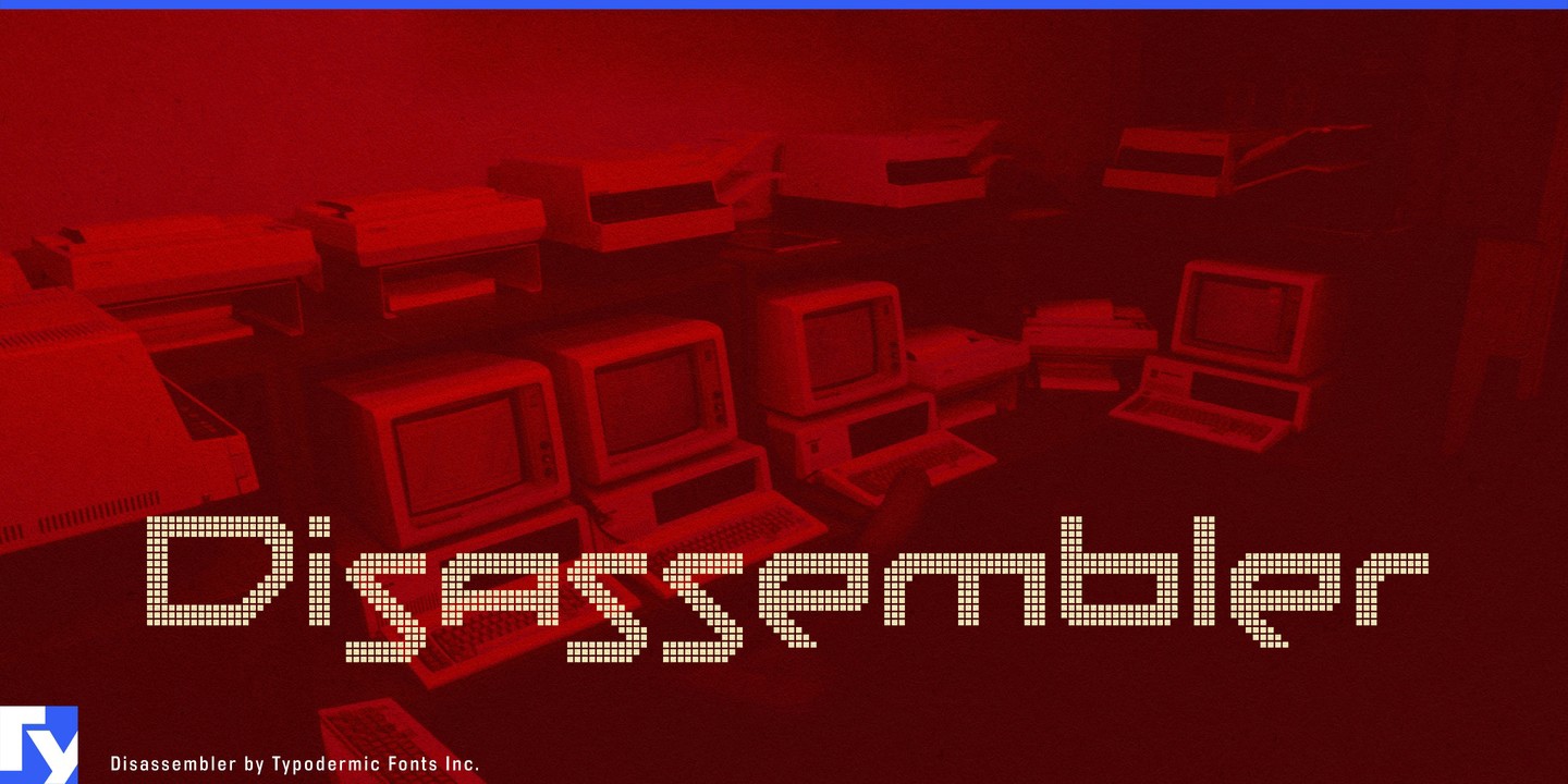 Пример шрифта Disassembler Screen