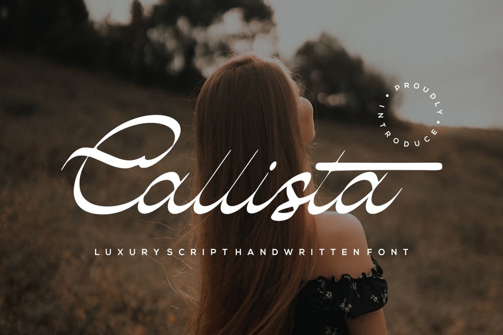 Пример шрифта Callista Regular