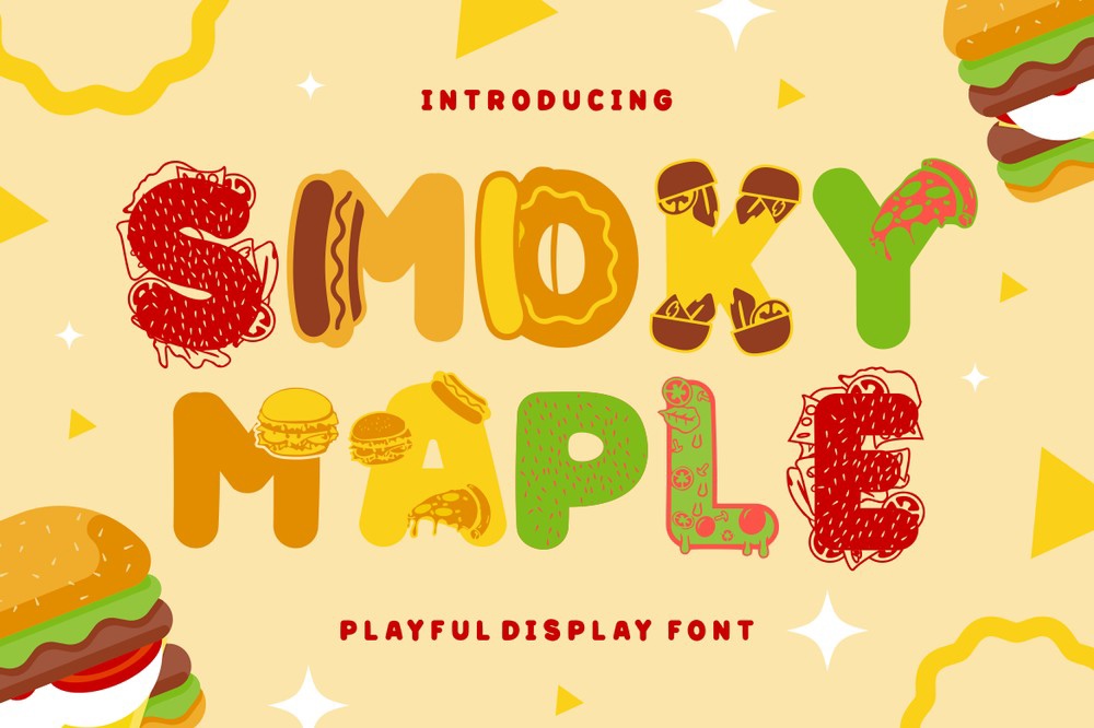 Пример шрифта Smoky Maple