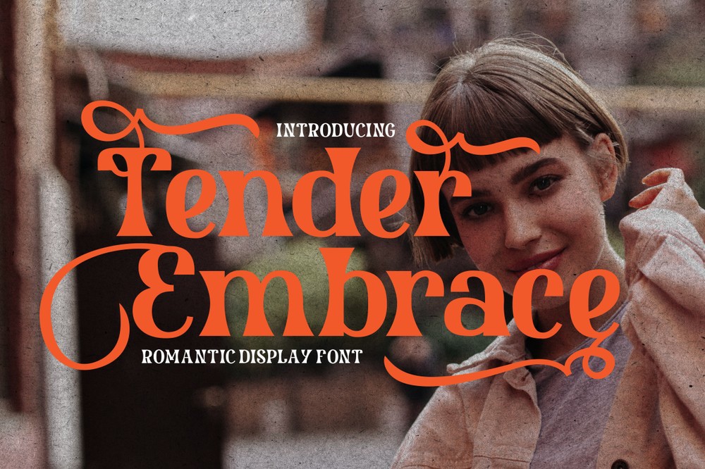 Пример шрифта Tender Embrace 1