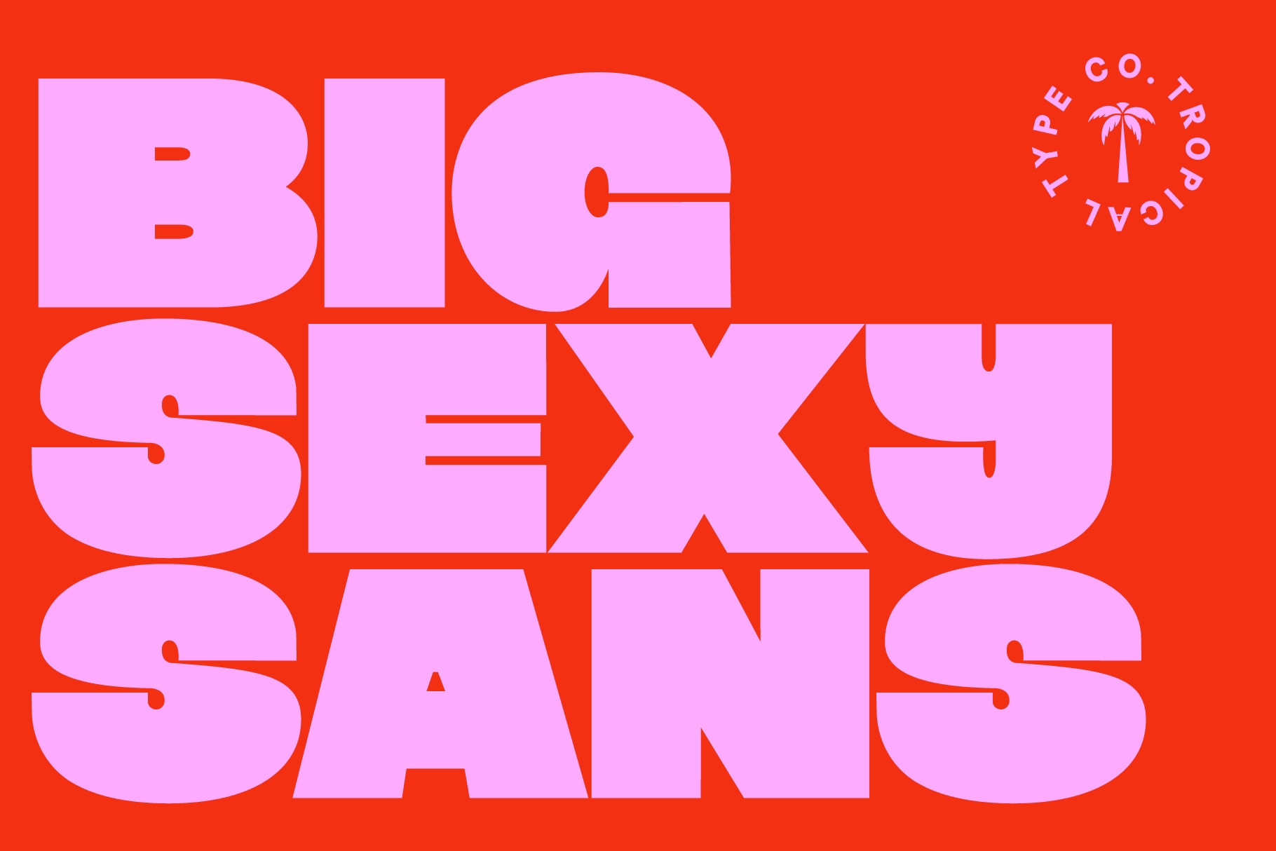 Пример шрифта Big Sexy Sans Regular