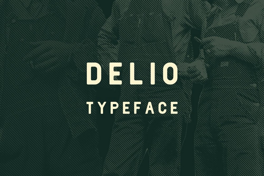 Пример шрифта Delio Regular