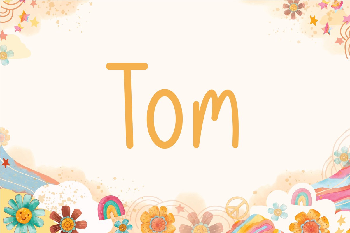 Пример шрифта Tom Regular