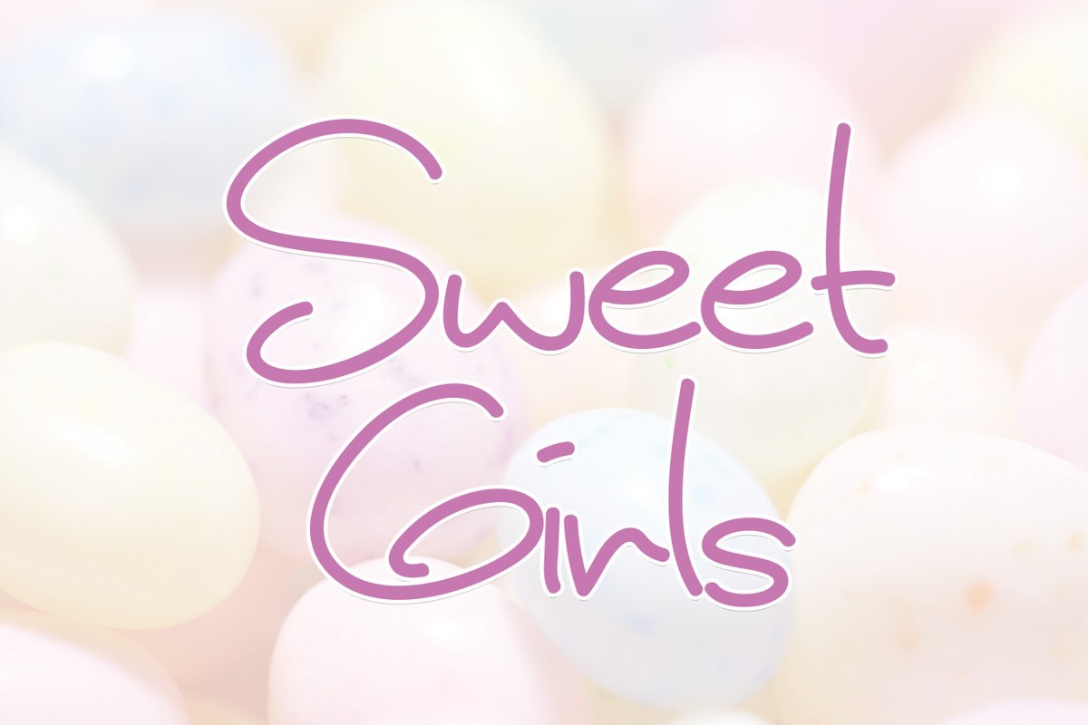 Пример шрифта Sweet Girls Regular