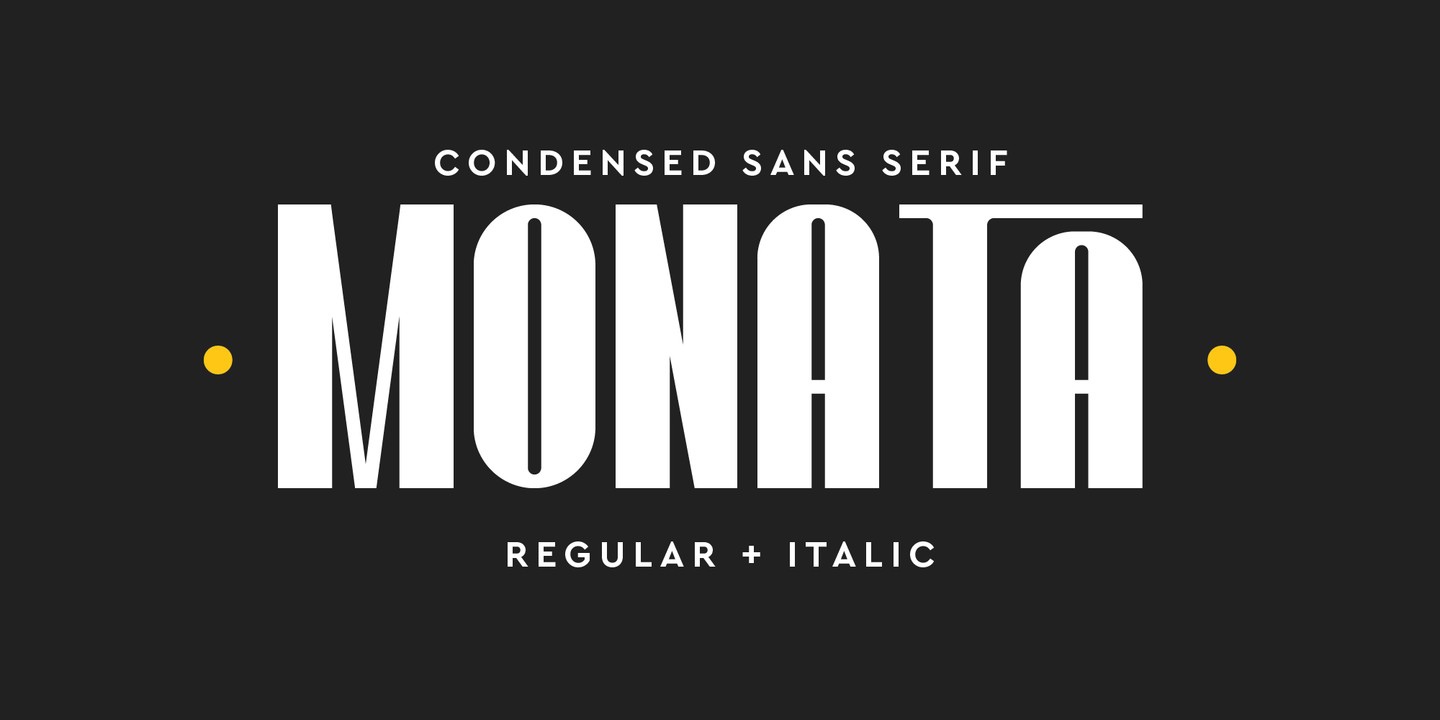 Пример шрифта Monata Italic