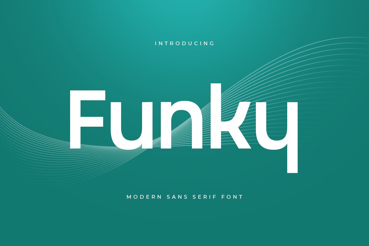 Пример шрифта Funky Regular