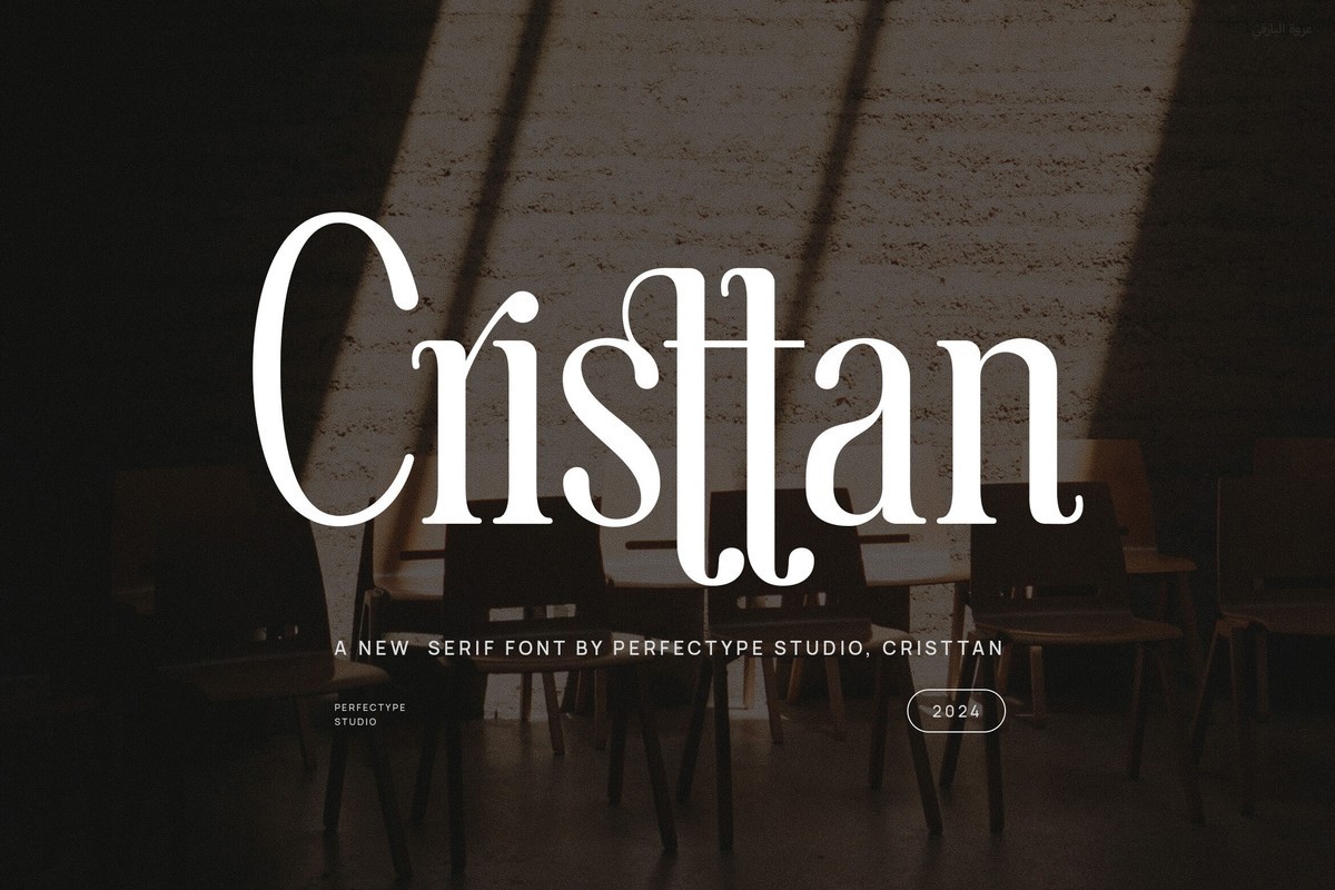 Пример шрифта Cristtan Regular