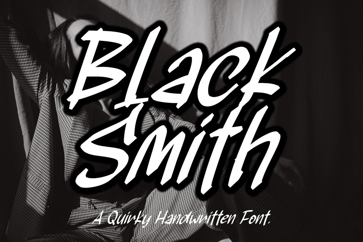 Пример шрифта Black Smith