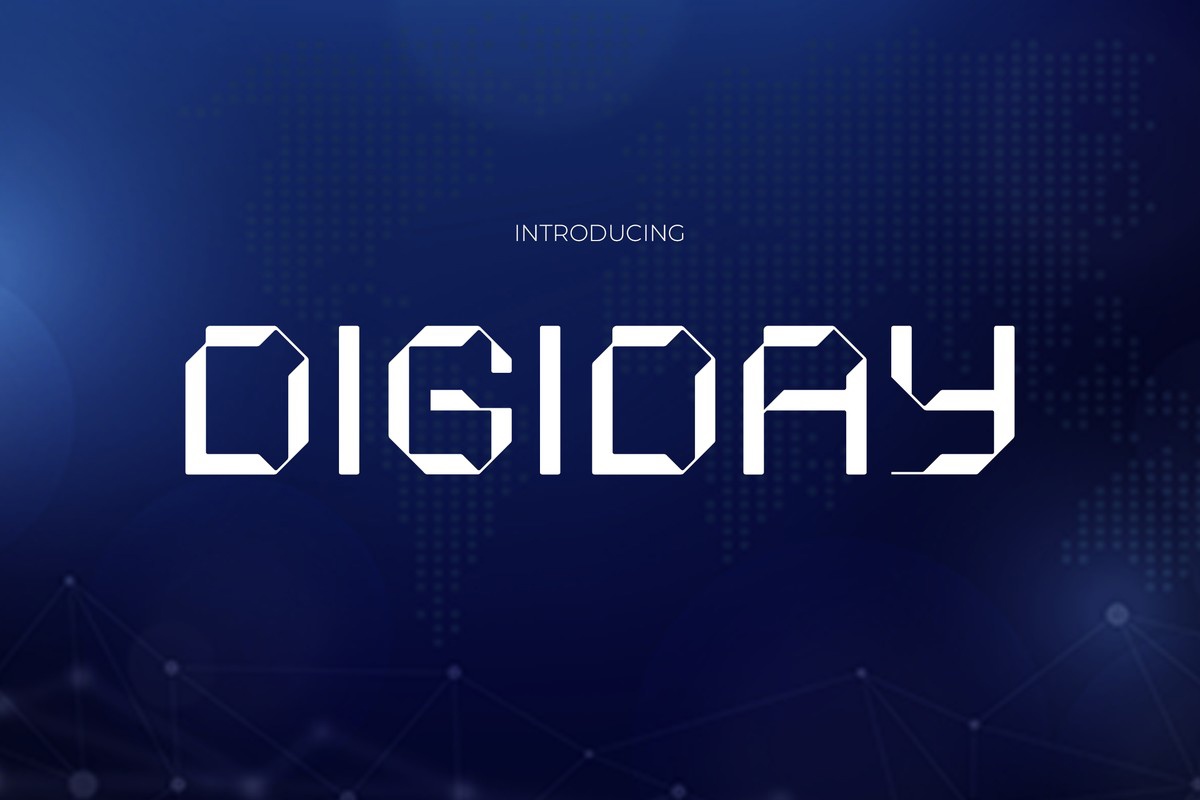 Пример шрифта Digiday