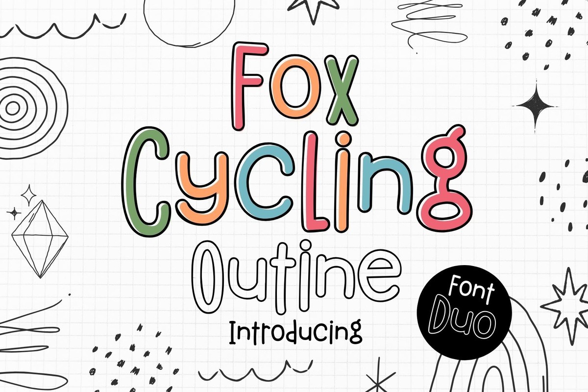 Пример шрифта Fox Cycling Regular