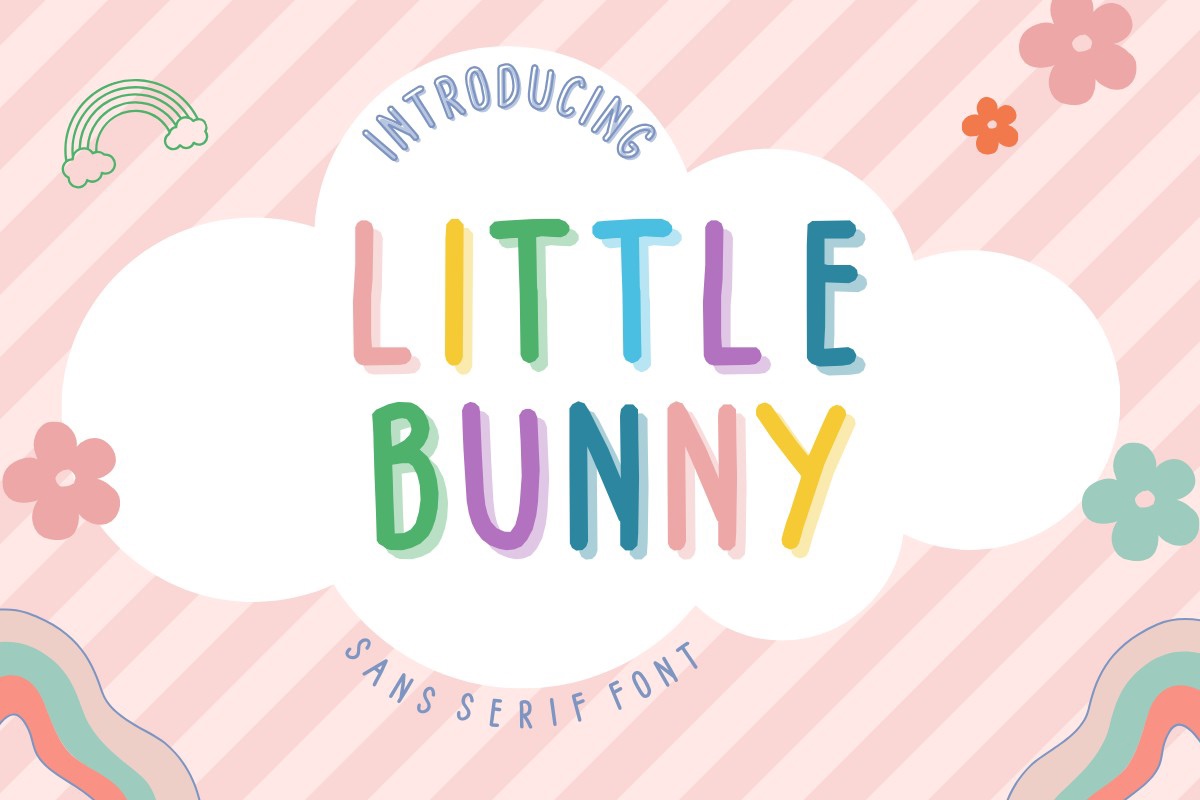 Пример шрифта Little Bunny Regular