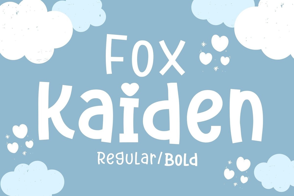 Пример шрифта Fox Kaiden Regular