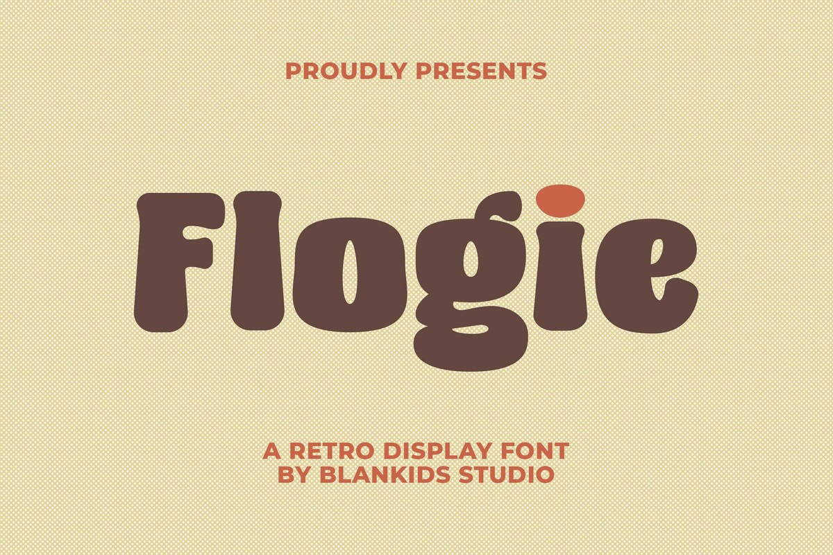 Пример шрифта Flogie Regular