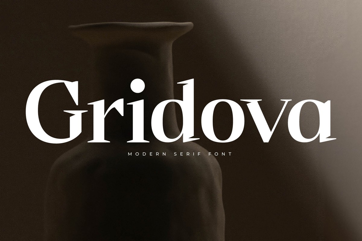 Пример шрифта Gridova Regular