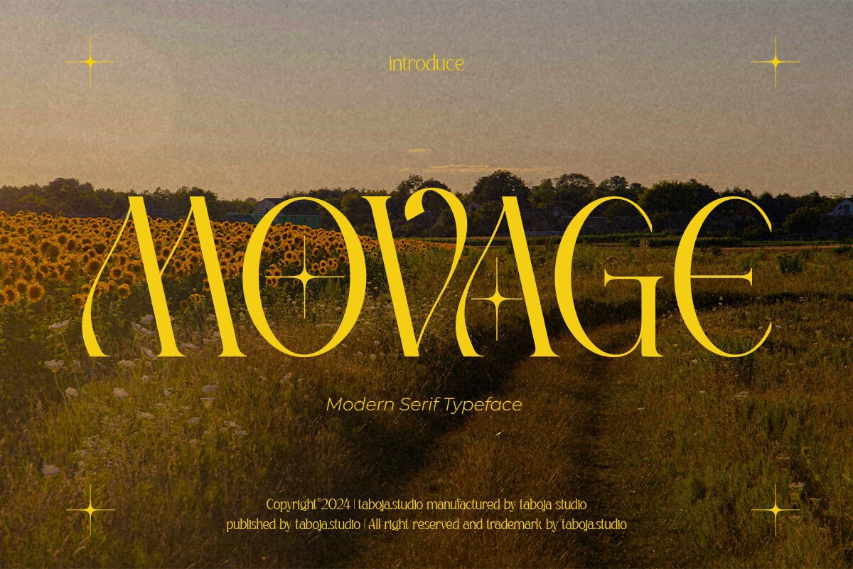 Пример шрифта TBJ Movage Regular