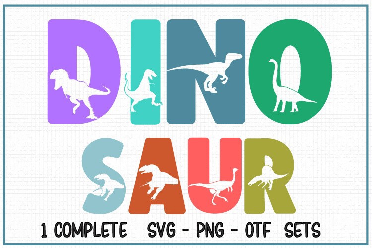 Пример шрифта Dinosaur Alphabet Regular