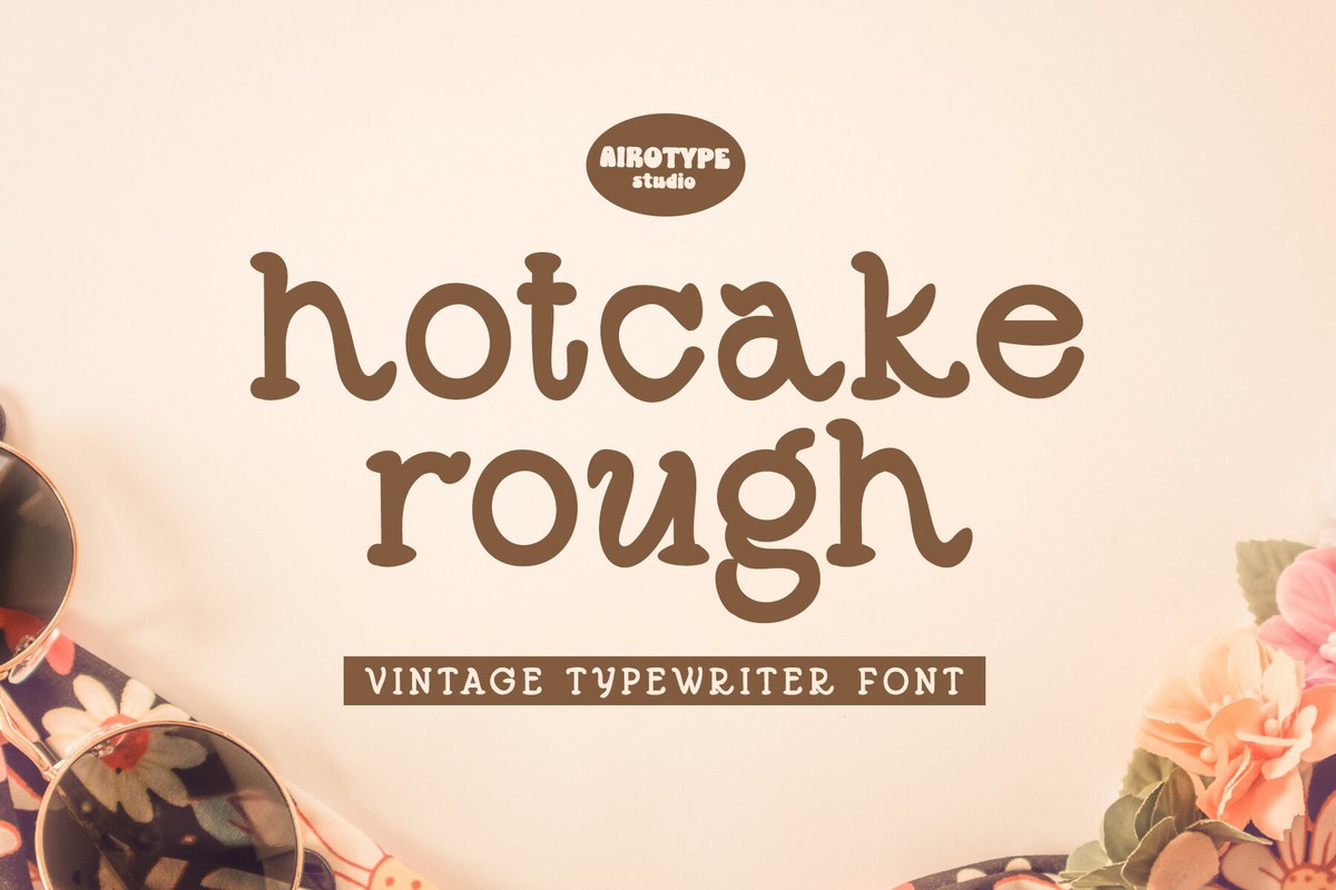 Пример шрифта Hotcake Rough Regular