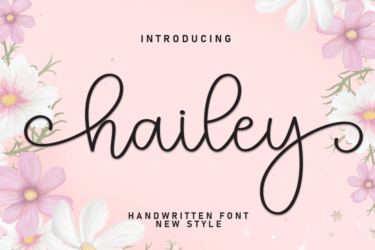 Пример шрифта Hailey Regular