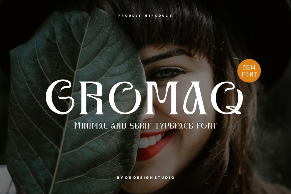 Пример шрифта Gromaq