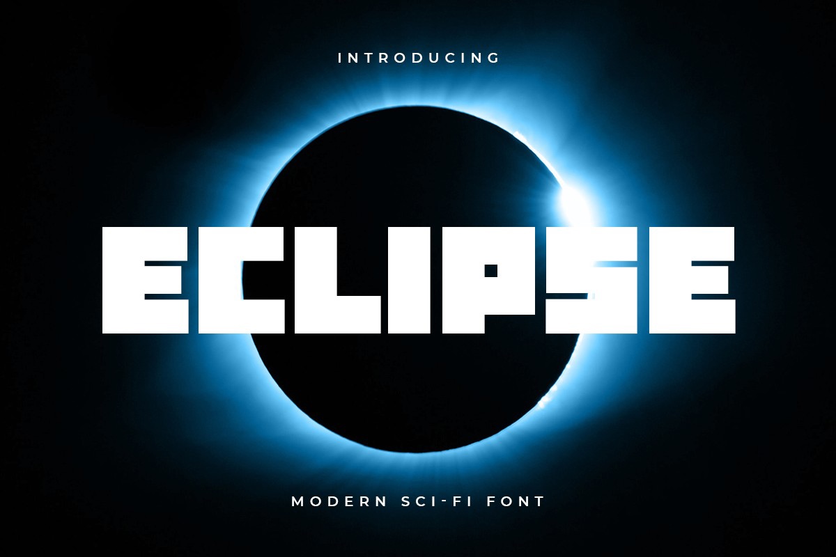 Пример шрифта Eclipse V2