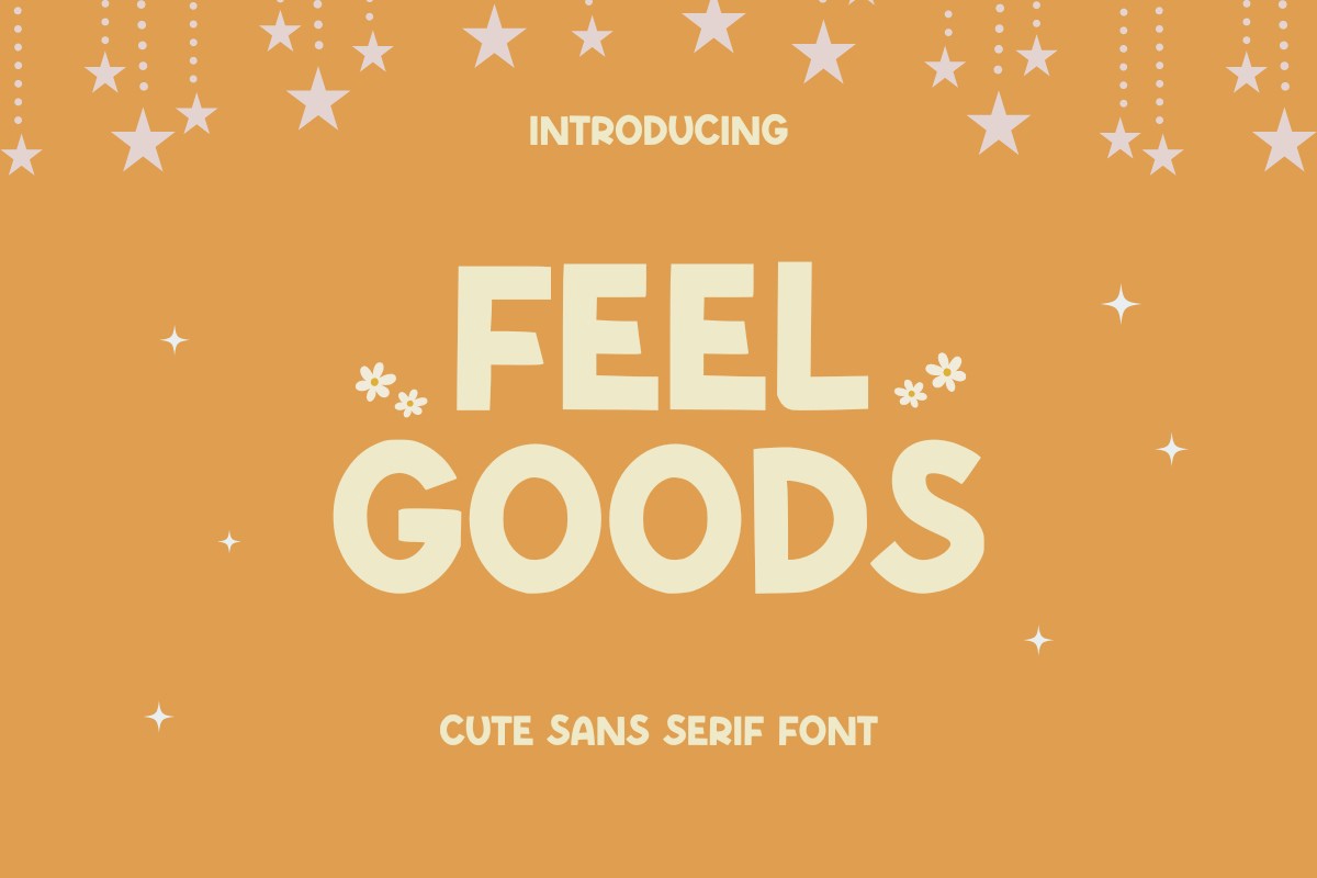 Пример шрифта Feel Goods