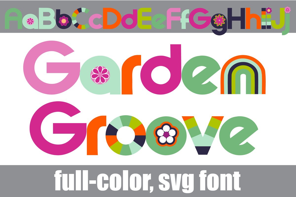 Пример шрифта Garden Groove CF Regular