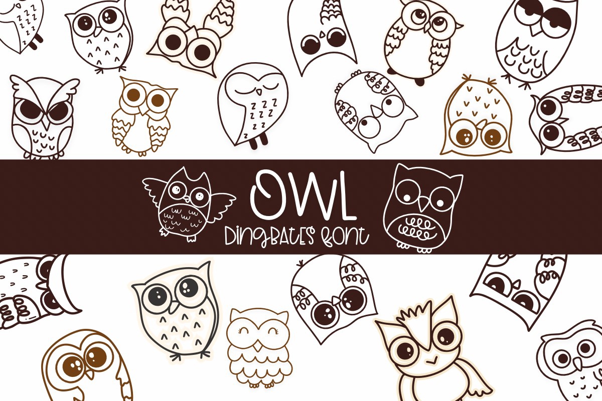 Пример шрифта Owl Regular