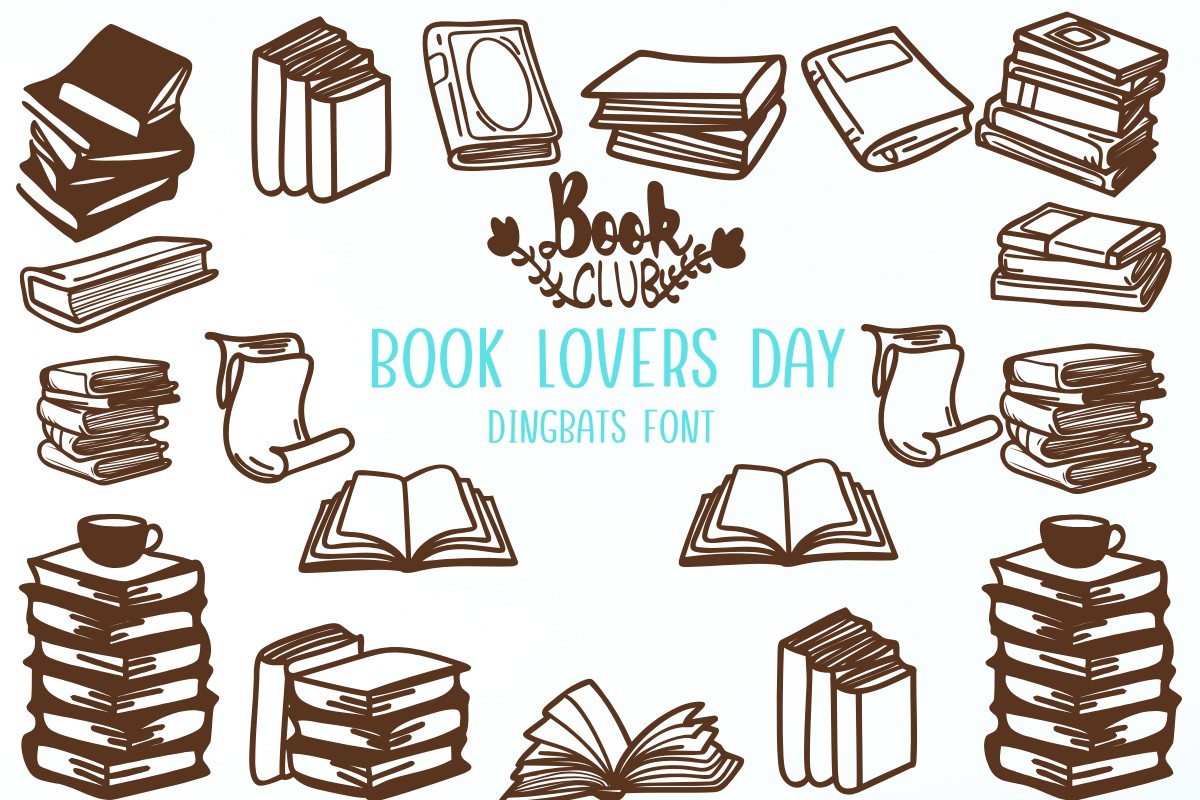 Пример шрифта Book Lovers Day Regular